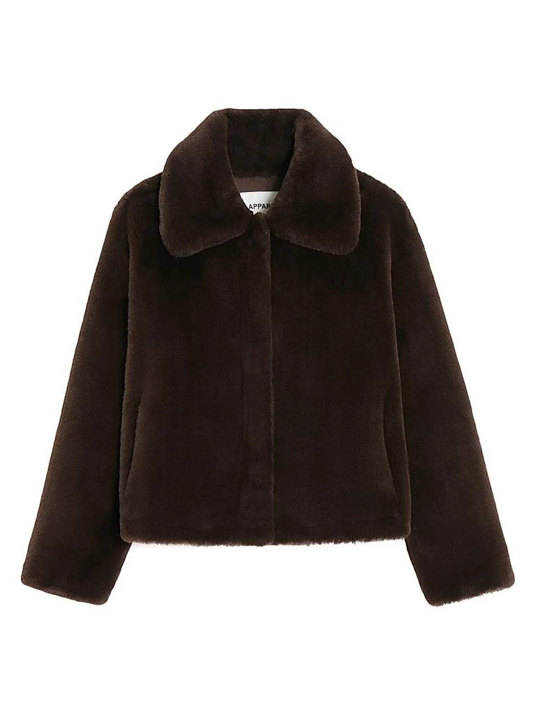Apparis Elis Faux Fur Cropped Jacket 1