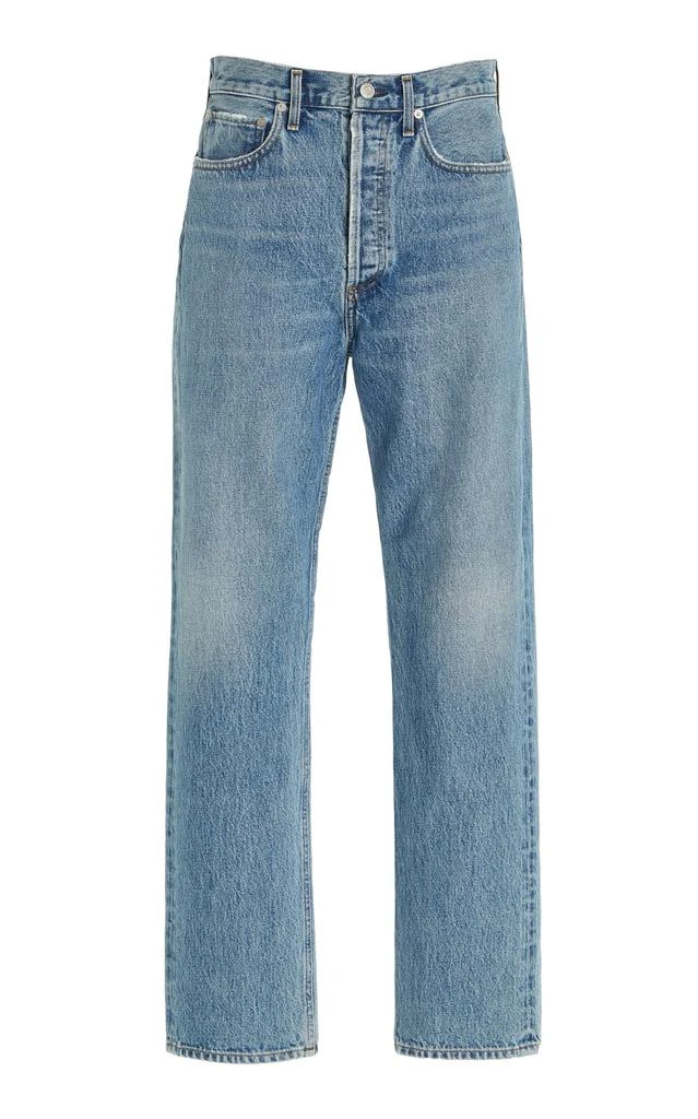 AGOLDE Agolde - 90s Pinch Waist Rigid High-Rise Straight-Leg Jeans - Medium Wash - 31 - Moda Operandi 1