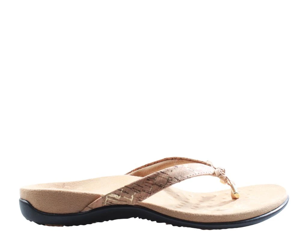 VIONIC Women's Bella II Gold Cork Thong Sandals 10000435-713 2