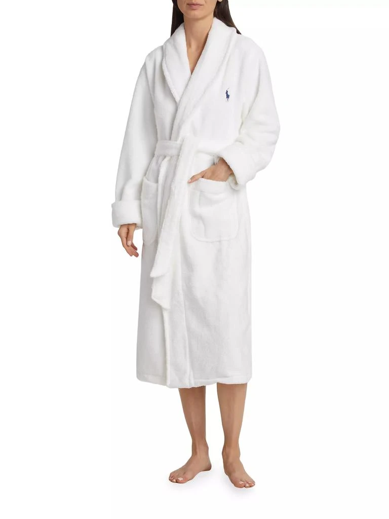Ralph Lauren Beret Bear Cotton Bath Robe 2