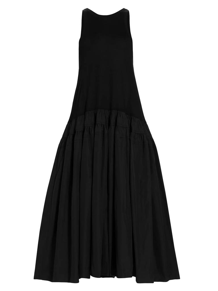 Co Mixed-Media Tank Maxi Dress