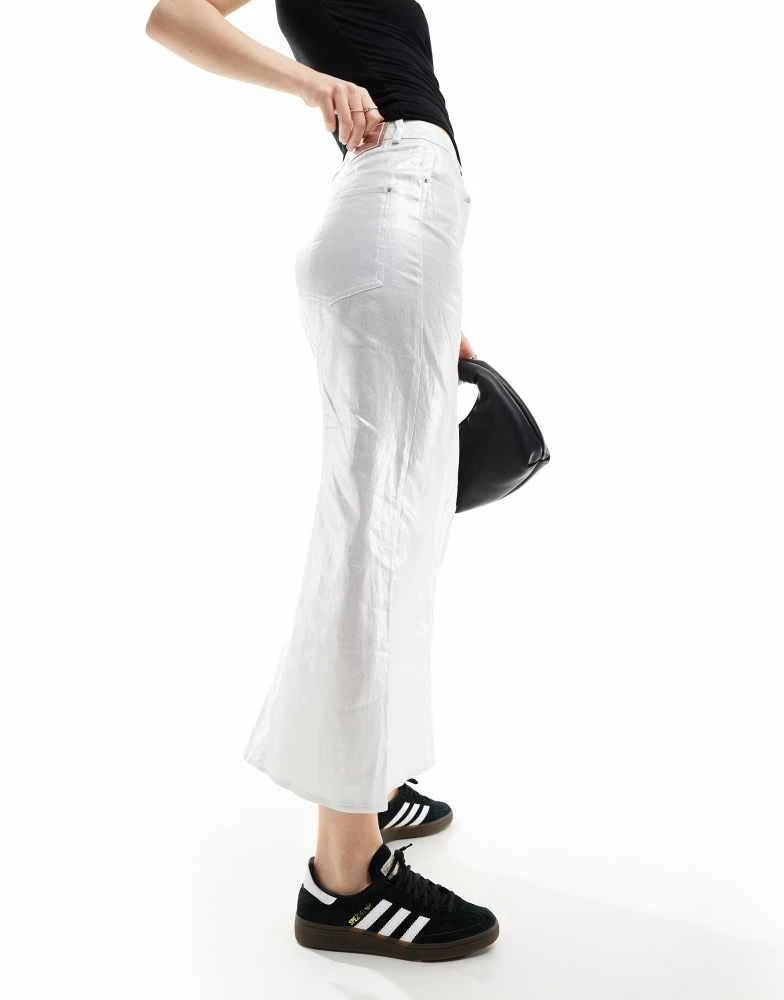 Scalpers Scalpers casual silver skirt in off white 1