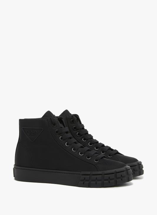 Prada High-top thick-sole Sneakers with embossed logo