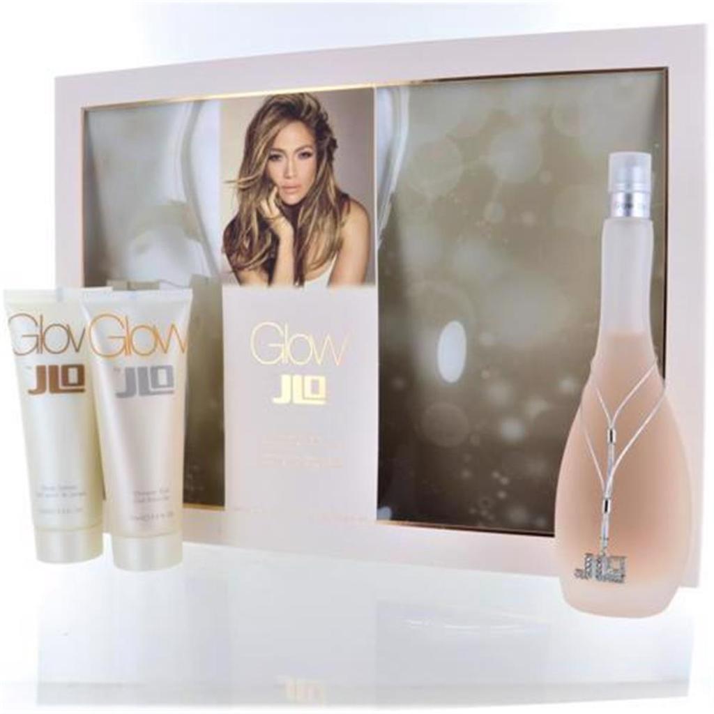 JENNIFER LOPEZ 3.4 oz Glow Eau De Toilette Spray for Women - 3 Piece
