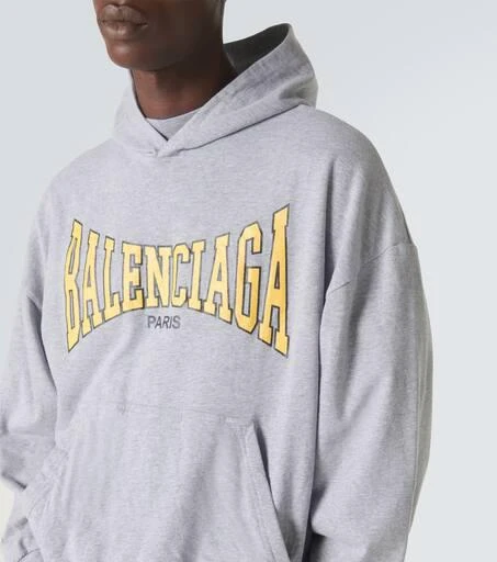 Balenciaga Cotton jersey hoodie 5