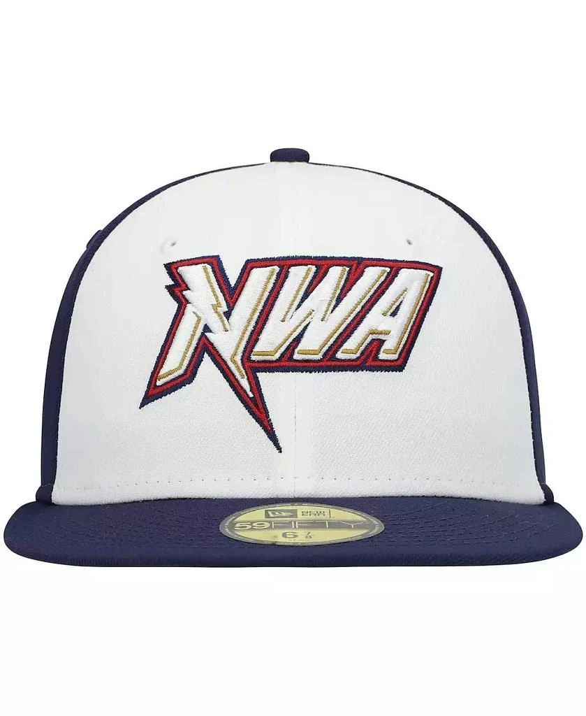 New Era Men's White Northwest Arkansas Naturals Authentic Collection Team Alternate 59FIFTY Fitted Hat 2