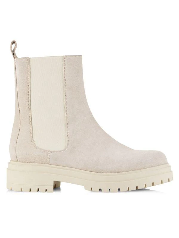 Saks Fifth Avenue COLLECTION 40MM Suede Lug-Sole Chelsea Boots 1