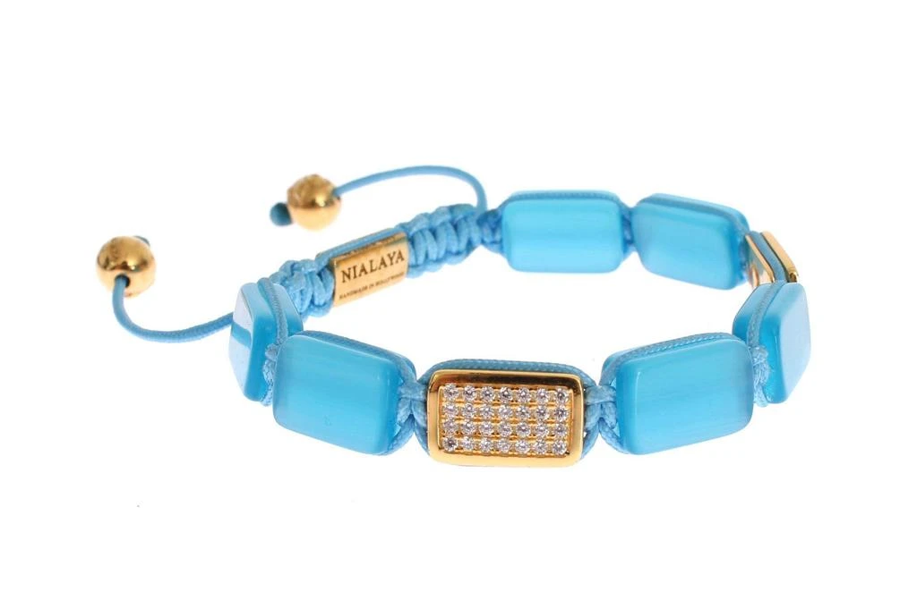 Nialaya Nialaya CZ Opal 18K Gold 925 Bracelet 4