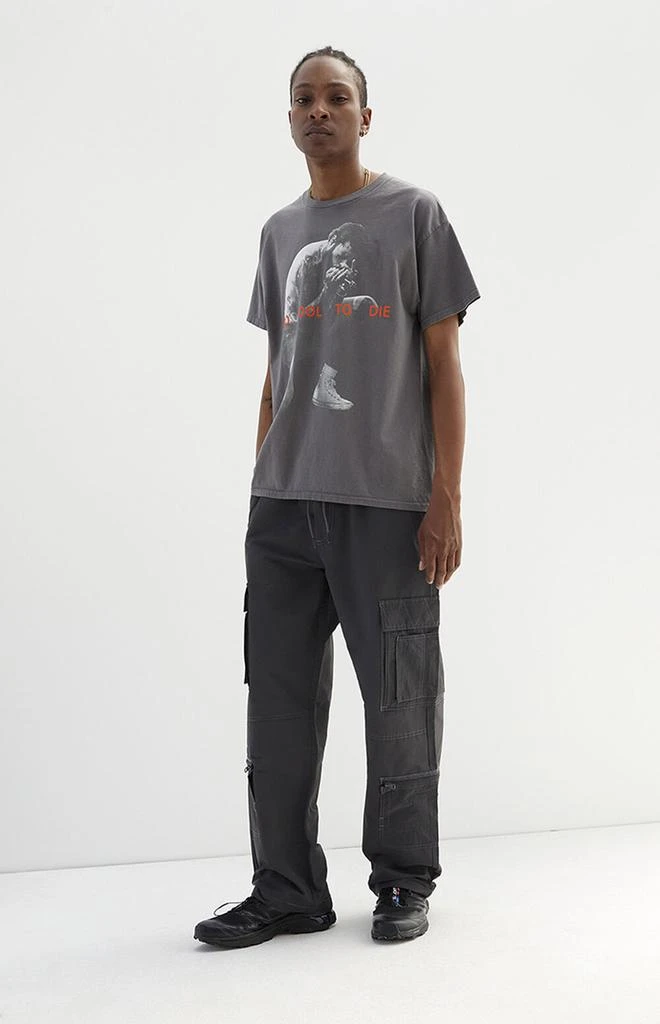 PacSun Black Baggy Cargo Pants 5