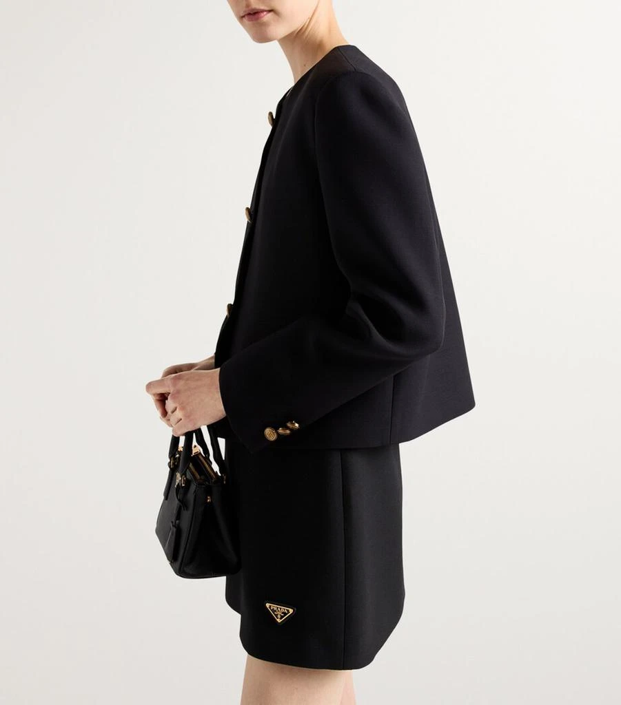 Prada Wool-Silk Mini Skirt 3