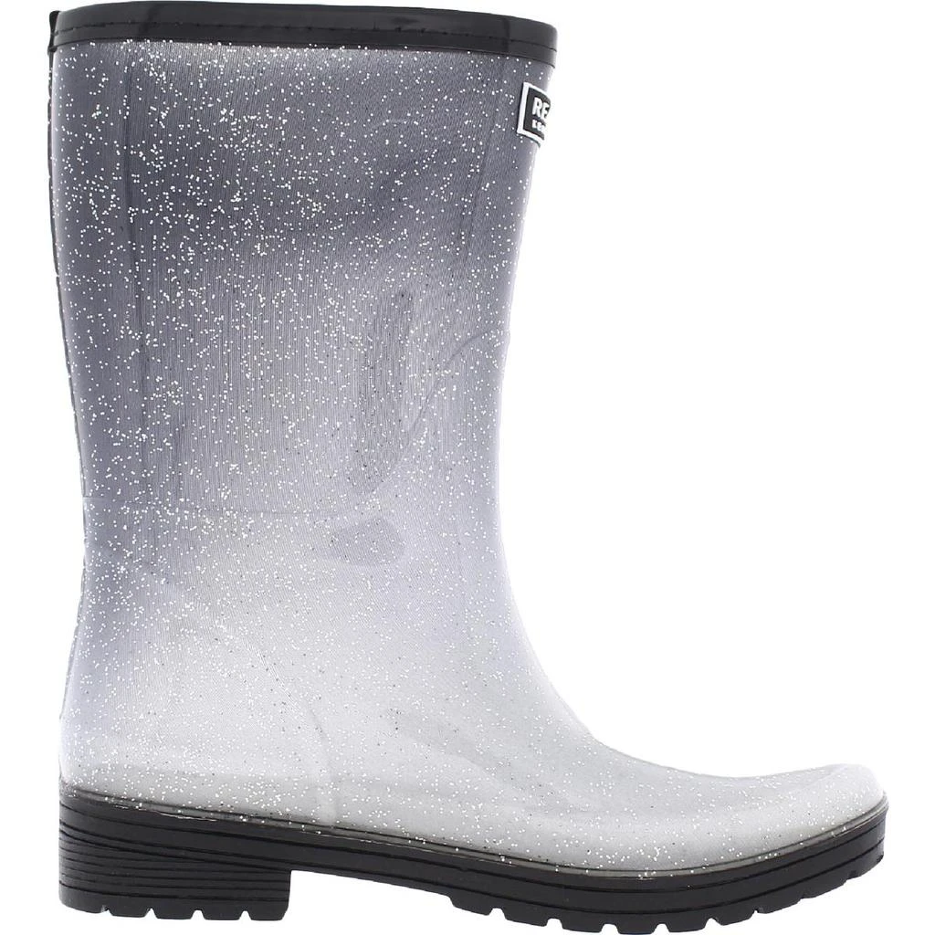 Kenneth Cole Rain Buckle Ombre Womens Glitter Mid-Calf Rain Boots 3