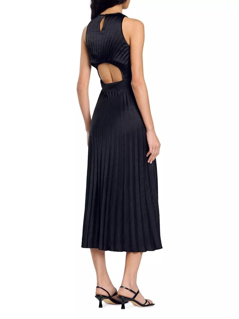 Sandro Pleated Midi Dress 3