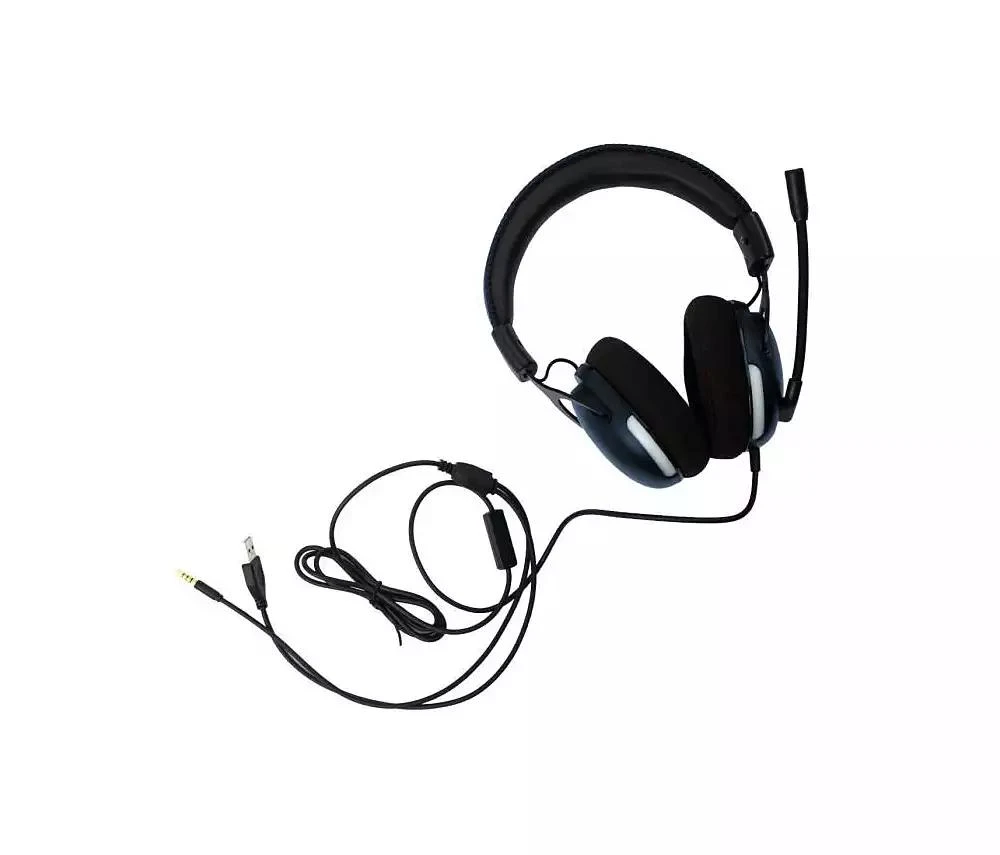 RadioShack Gaming Headset with Microphone, 40mm Drivers, Wired (3.5 mm/USB-A), Loud 100 dB Sound, Plug 
Play, Comfort Design 3304407 4