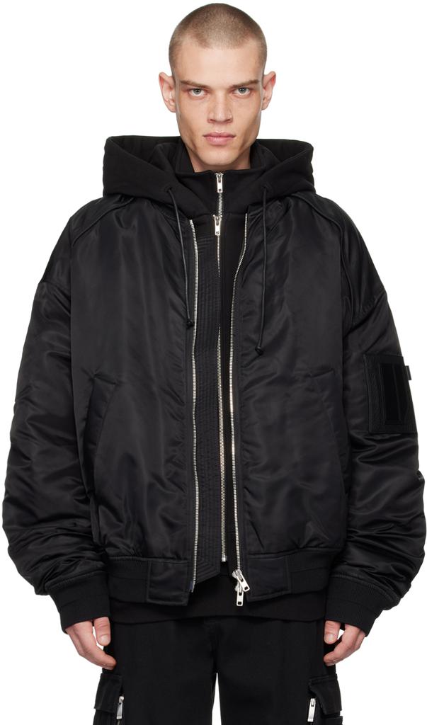 ジャケット・アウター YENTOWN MA-1 Bomber Jacket black awich YENTOWN MA-1 Bomber Jacket black awich