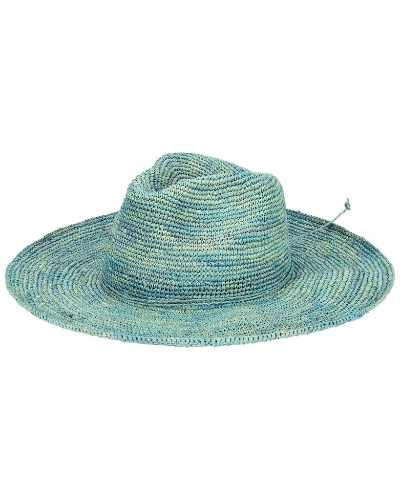 San Diego Hat Company San Diego Hat Company Marina Crochet Raffia Fedora 1