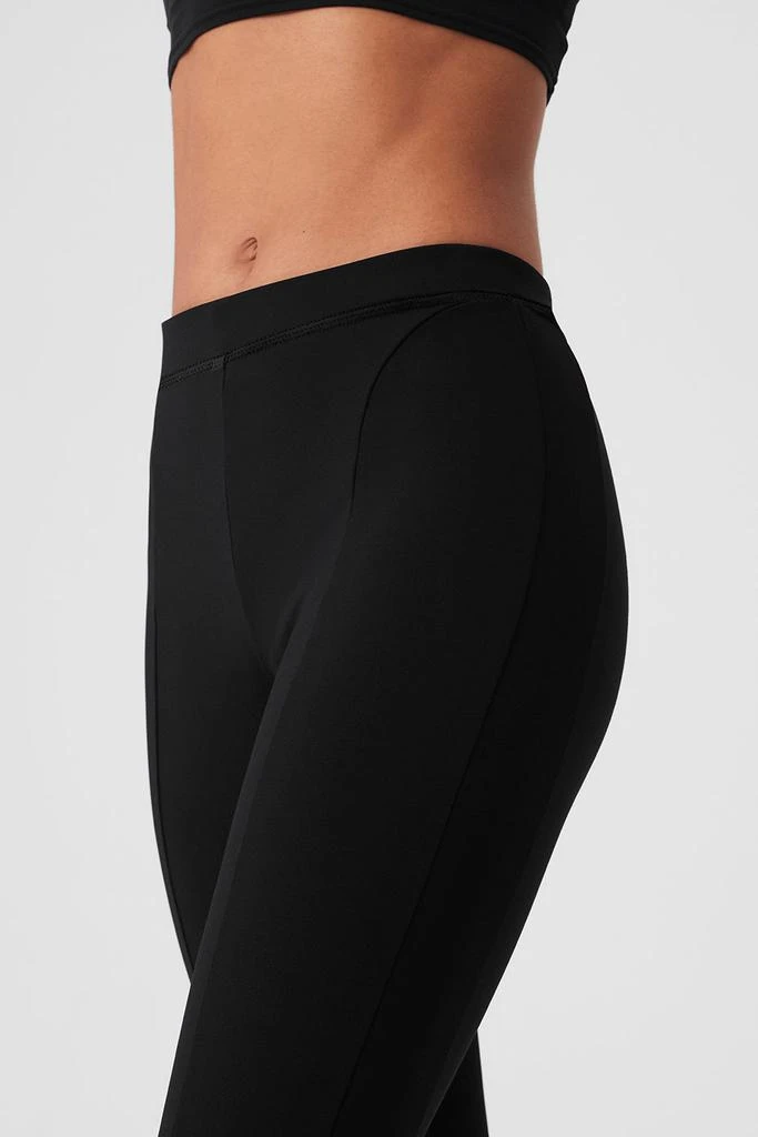 Alo High-Waist 7/8 Zip It Flare Legging - Black 4