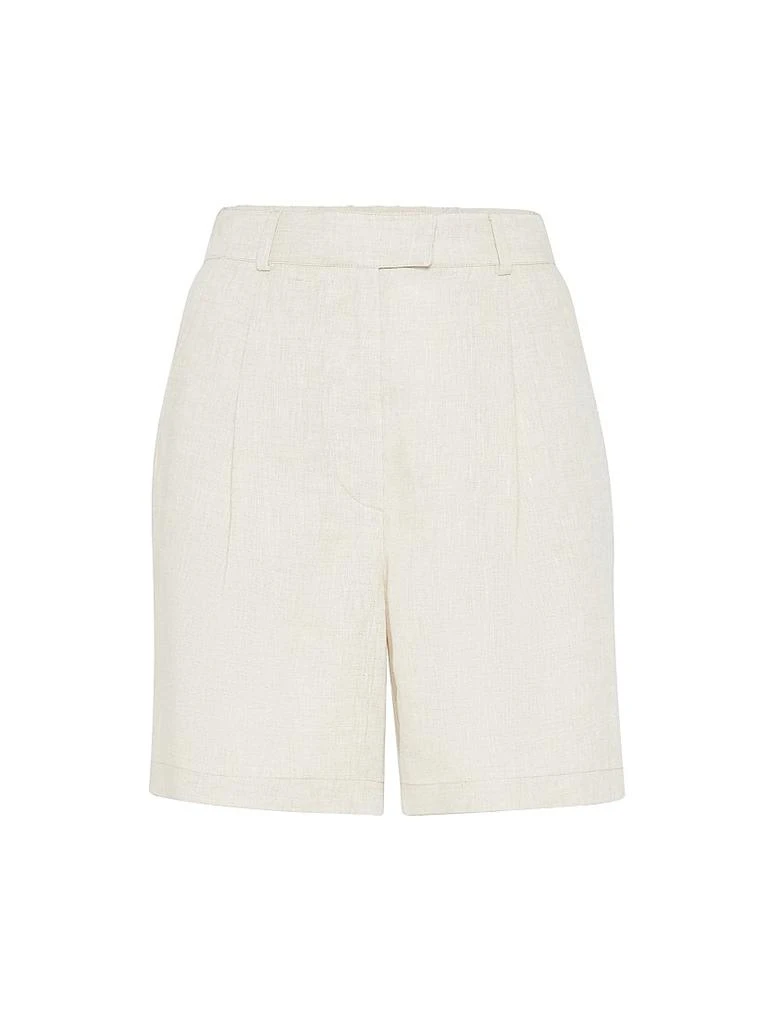 Brunello Cucinelli Linen Baggy Shorts 1