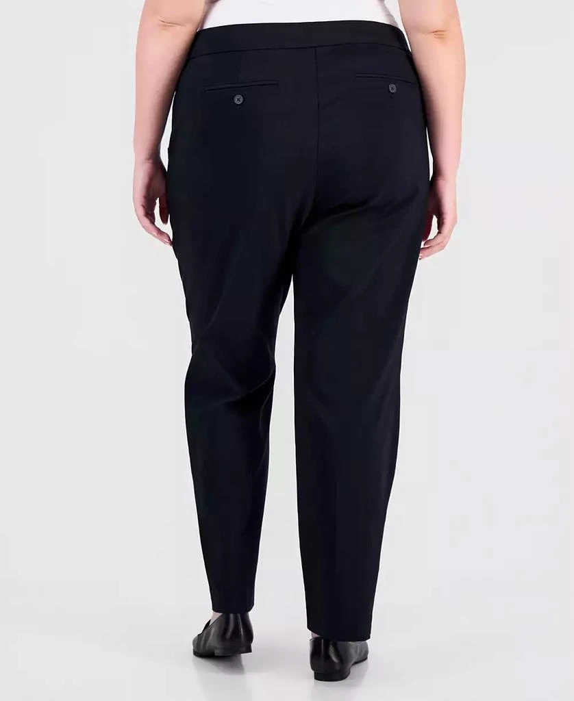 JM Collection Plus Size Curvy-Fit Straight-Leg Pants, Exclusively at Macy's 3
