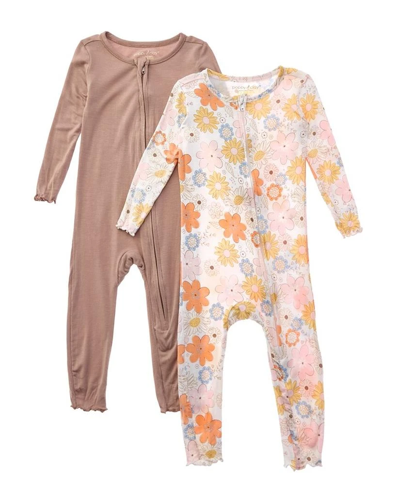 Poppy 
Clay 2pk Zen Bamboo Blanket Sleeper