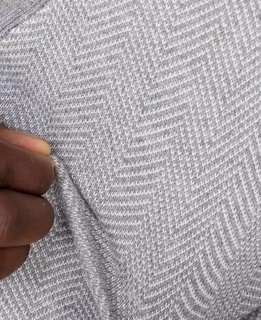X-Ray Men's Herringbone Cardigan Sweater 12