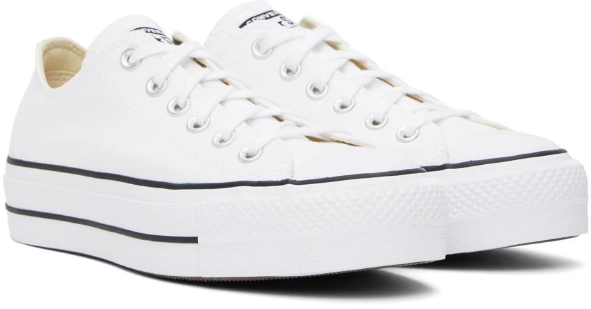 Converse White Chuck Taylor All Star Lift Low Top Sneakers 4