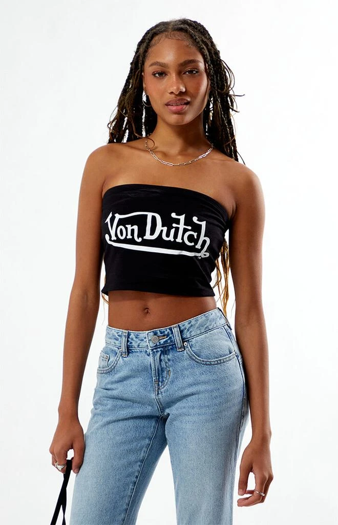 Von Dutch Logo Tube Top 1