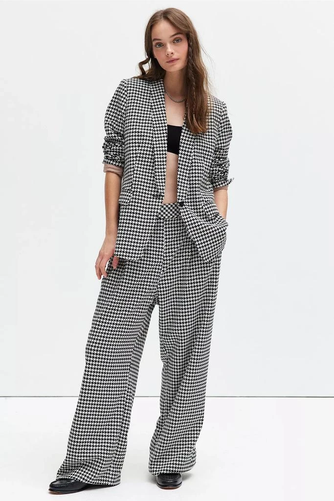 WILDFANG WILDFANG Empower Houndstooth Tux Blazer 3