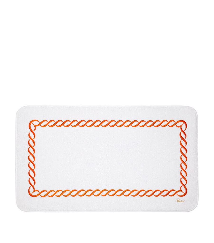 Pratesi Cotton Treccia Bath Mat (50cm x 90cm)