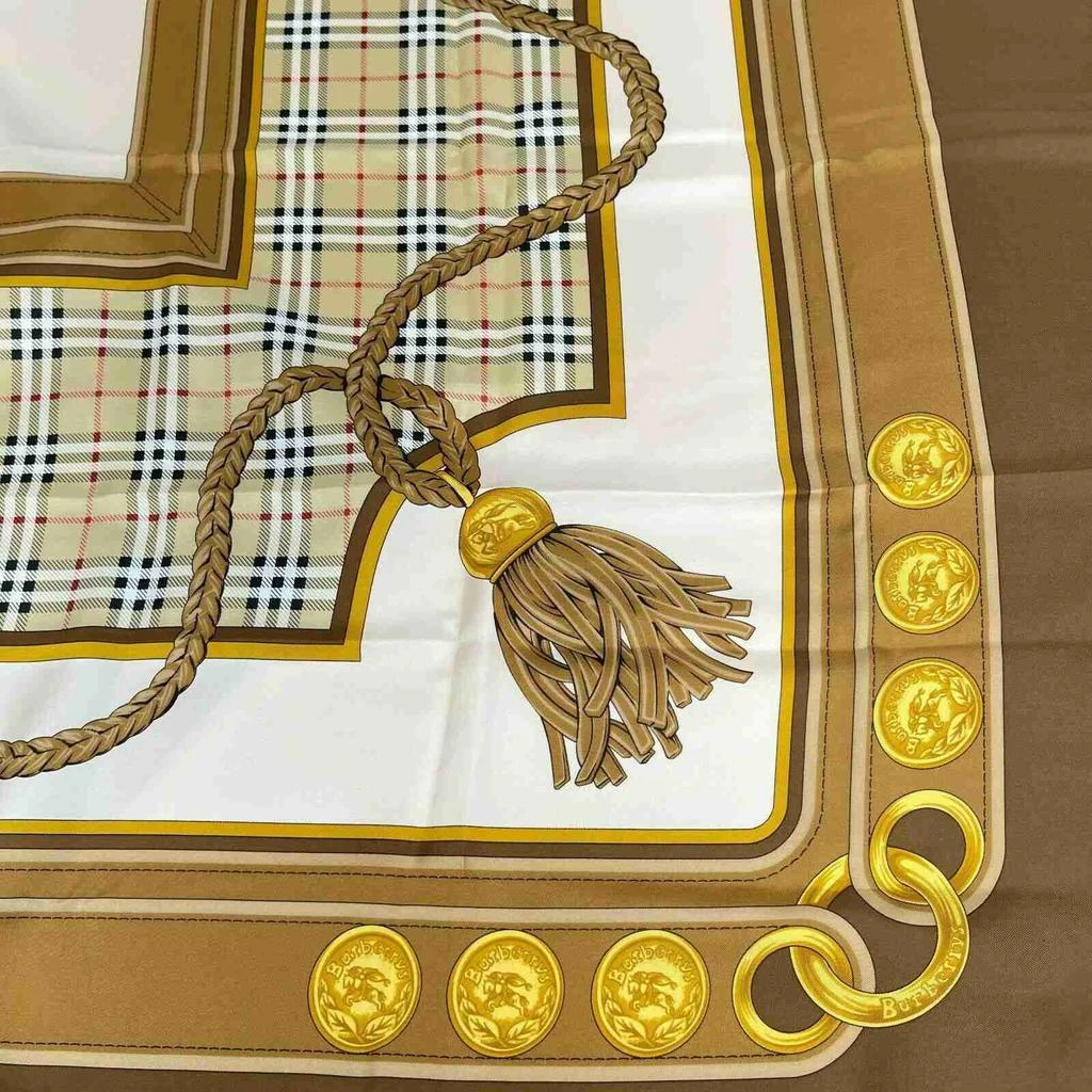 Burberry Women
s SilkScarf Shawl with Horse Tassel Print 4