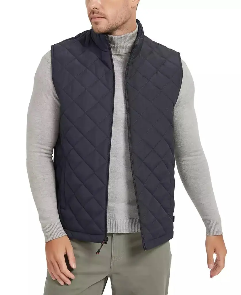 HAWKE & CO Men's Diamond Quilted Heritage Vest, Created for Macy's