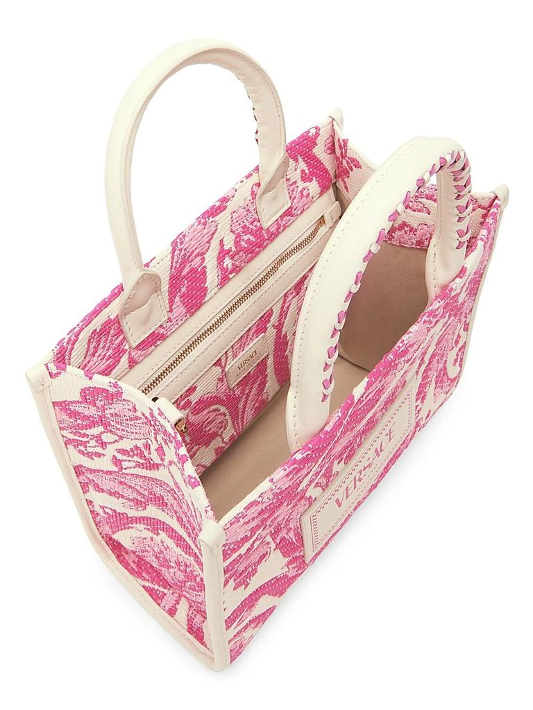 Versace Athena Barocco Raffia Tote Bag 4