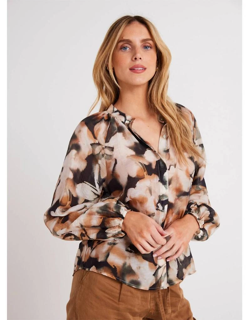 Bella Dahl Bella Dahl - Long Sleeve Shirred Raglan Shirt 3