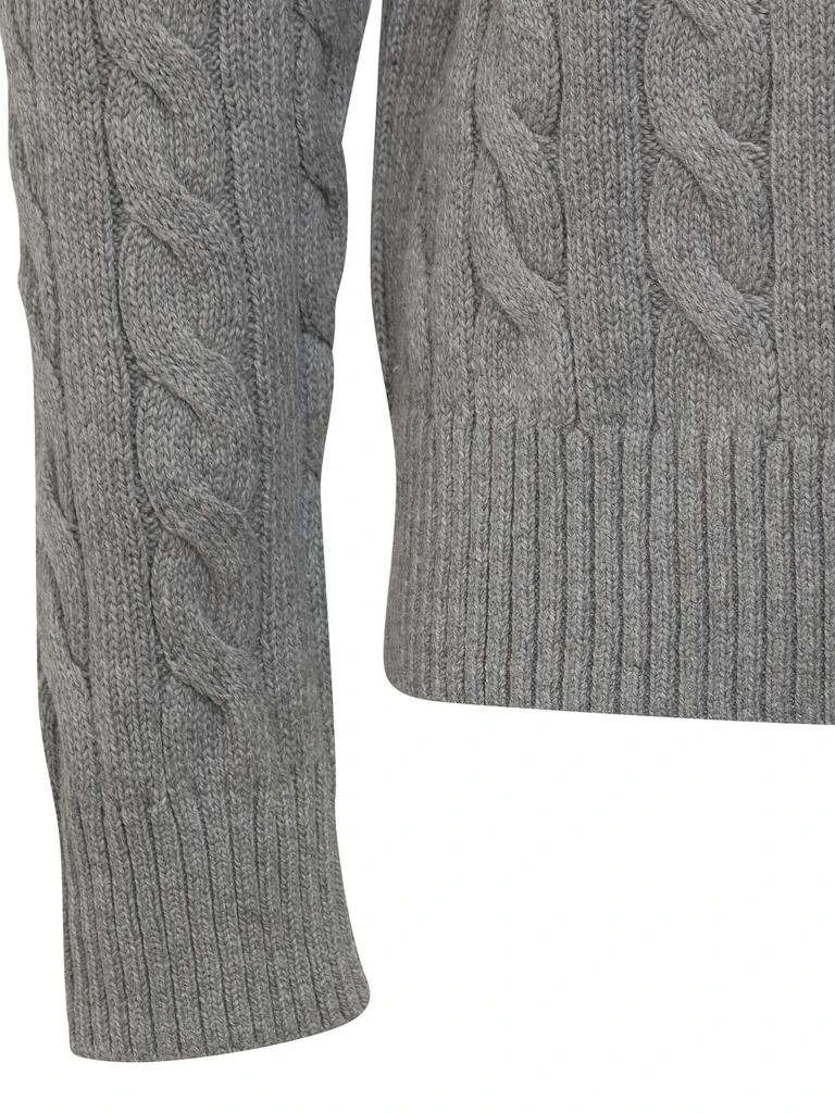 Ralph Lauren Polo Ralph Lauren Logo Embroidered Cable-Knit Jumper 4