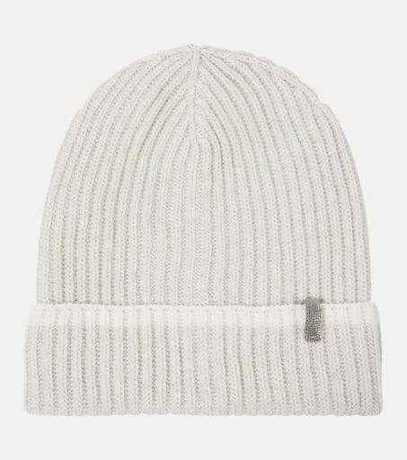 Brunello Cucinelli Monili embellished cashmere beanie from MyTheresa