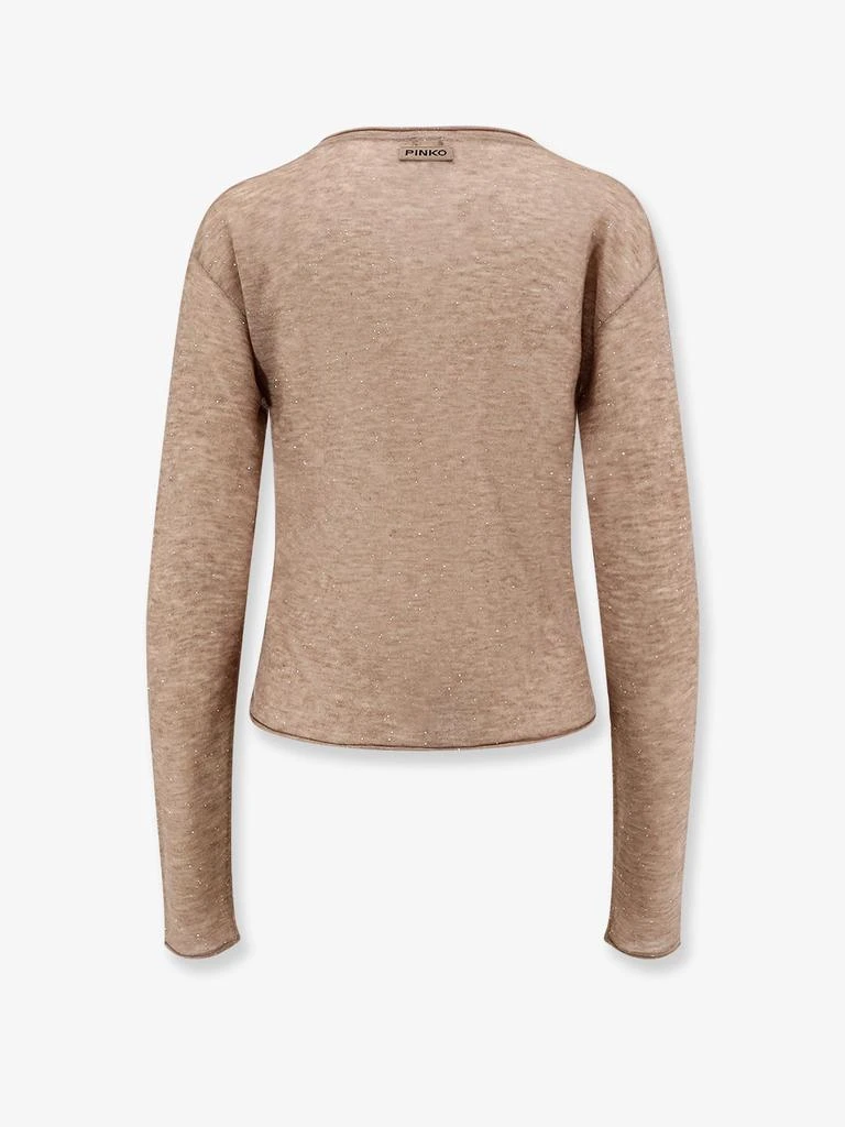 PINKO Salomone wool sweater with micro sequins 2
