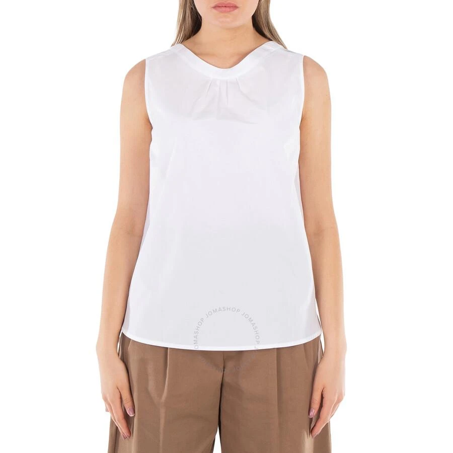 Max Mara Ofelia Sleeveless Poplin Top 1