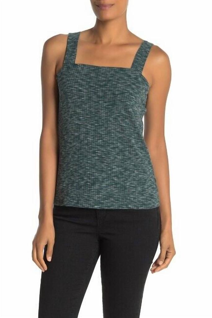 Bobeau Bobeau - Ribbed Marl Tank Top