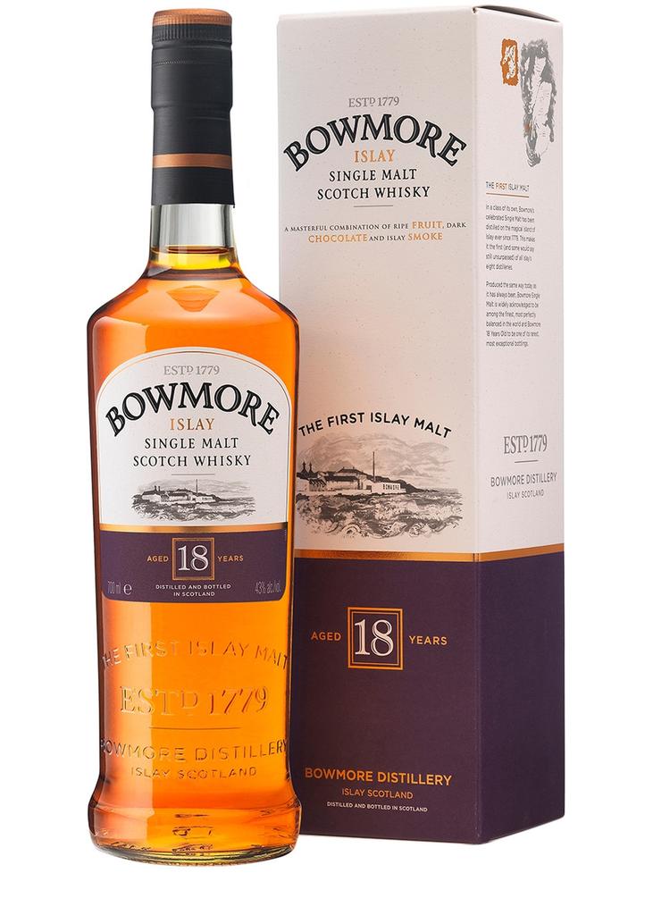 BOWMORE 18 Year Old Single Malt Scotch Whisky