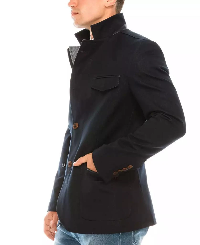 RON TOMSON Men's Modern Casual Stand Collar Sports Jacket 4