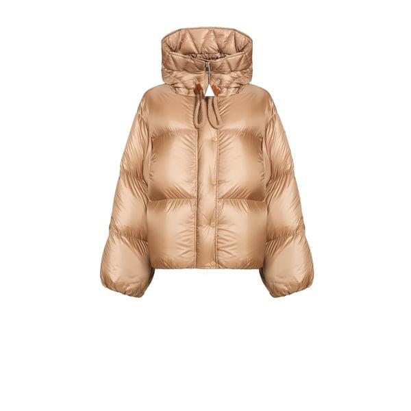 【関税込み】Moncler ベージュ Borey ダウンジャケット キャメルベージュ Boreyショートダウンジャケット : ショート