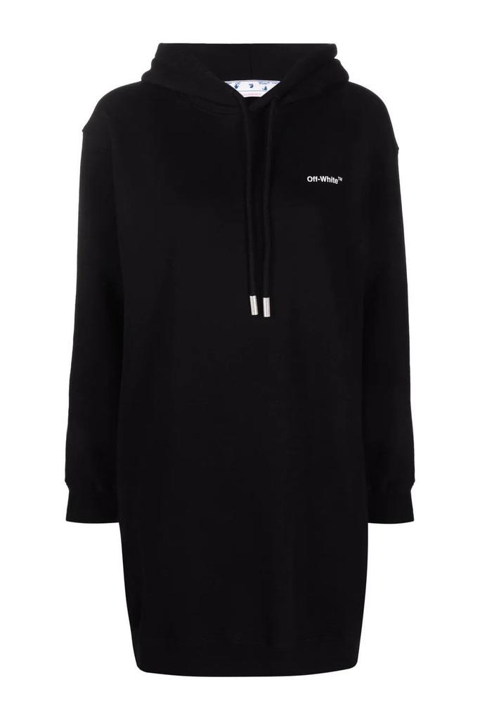 Off-White Womens Diag Hoodie Dress