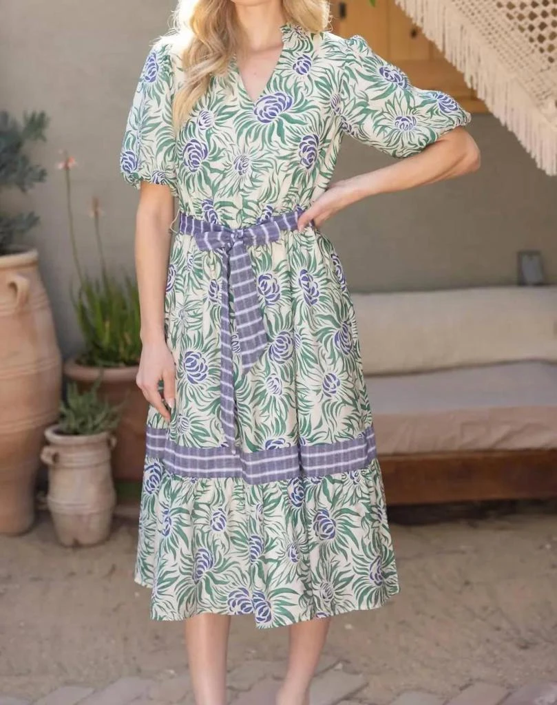 voy Voy - Floral Print Midi Dress