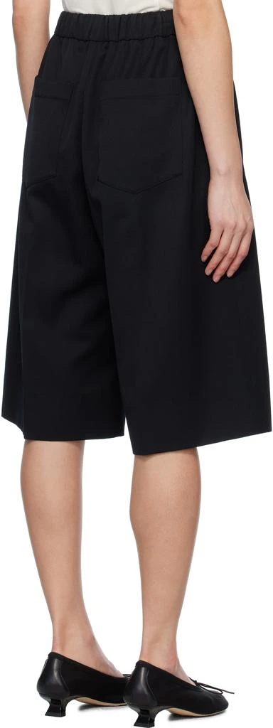 Simone Rocha Black Wide Leg Long Shorts 3