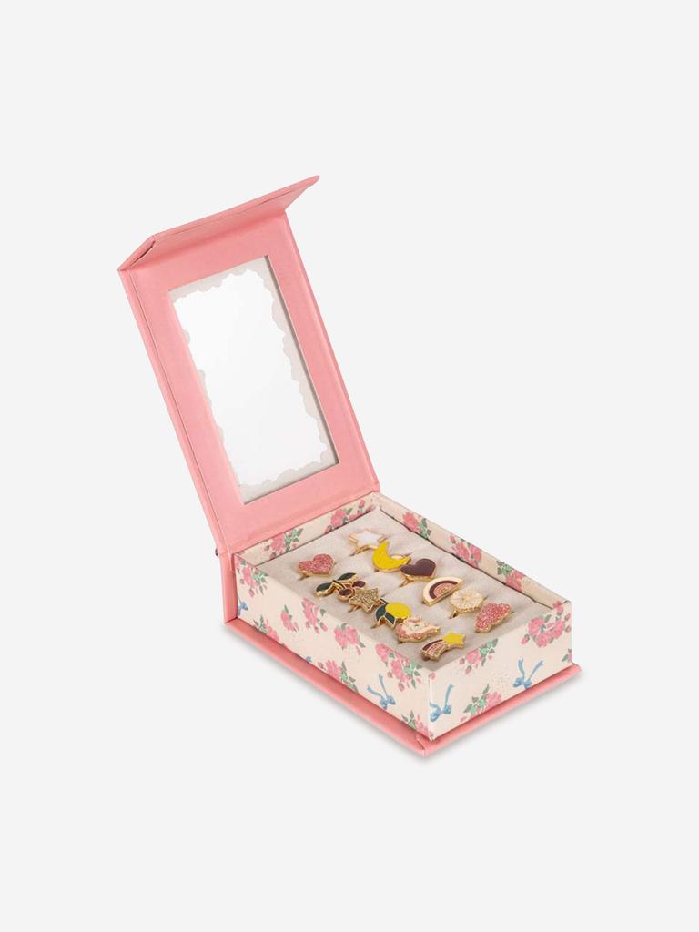 Konges Slojd Girls Ring Set (12 Piece) in Multicolour