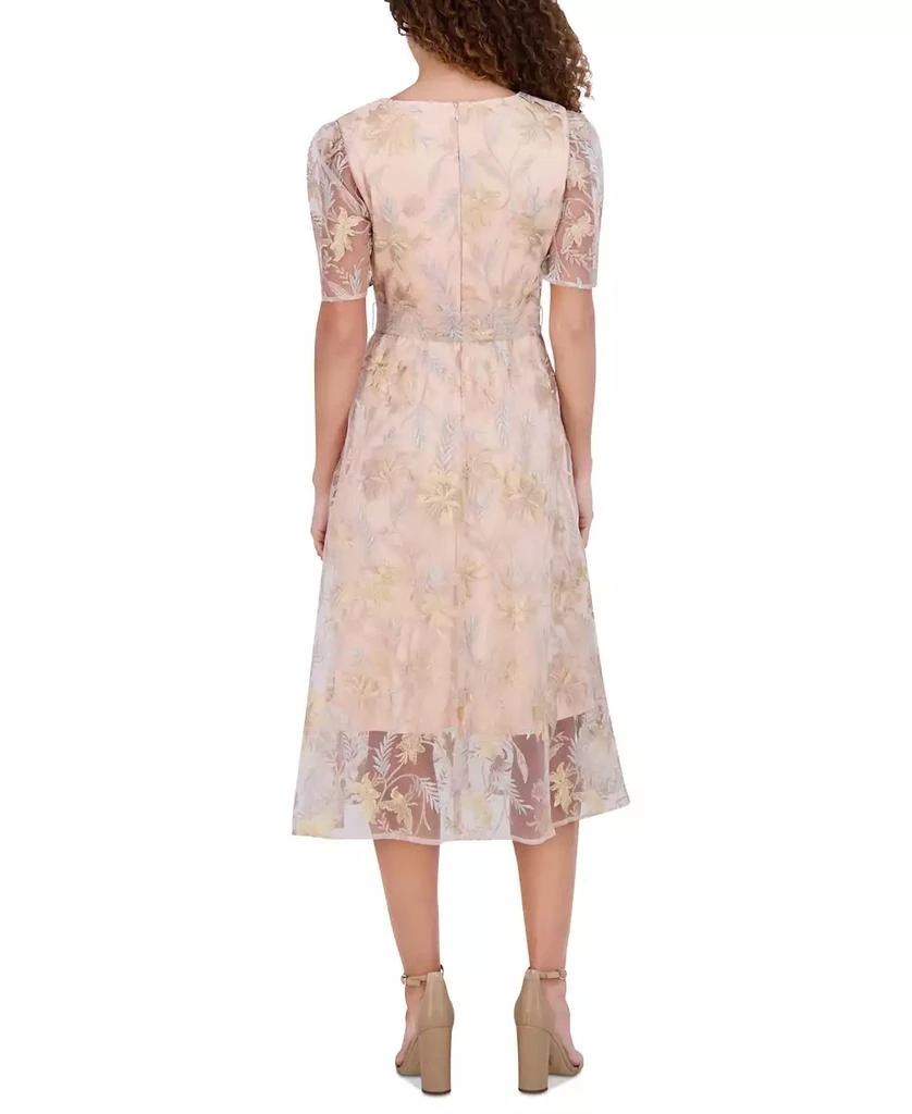 kensie women's embroidered cotton midi dress Chilac Embroidered Mexican Long Dress main image 1