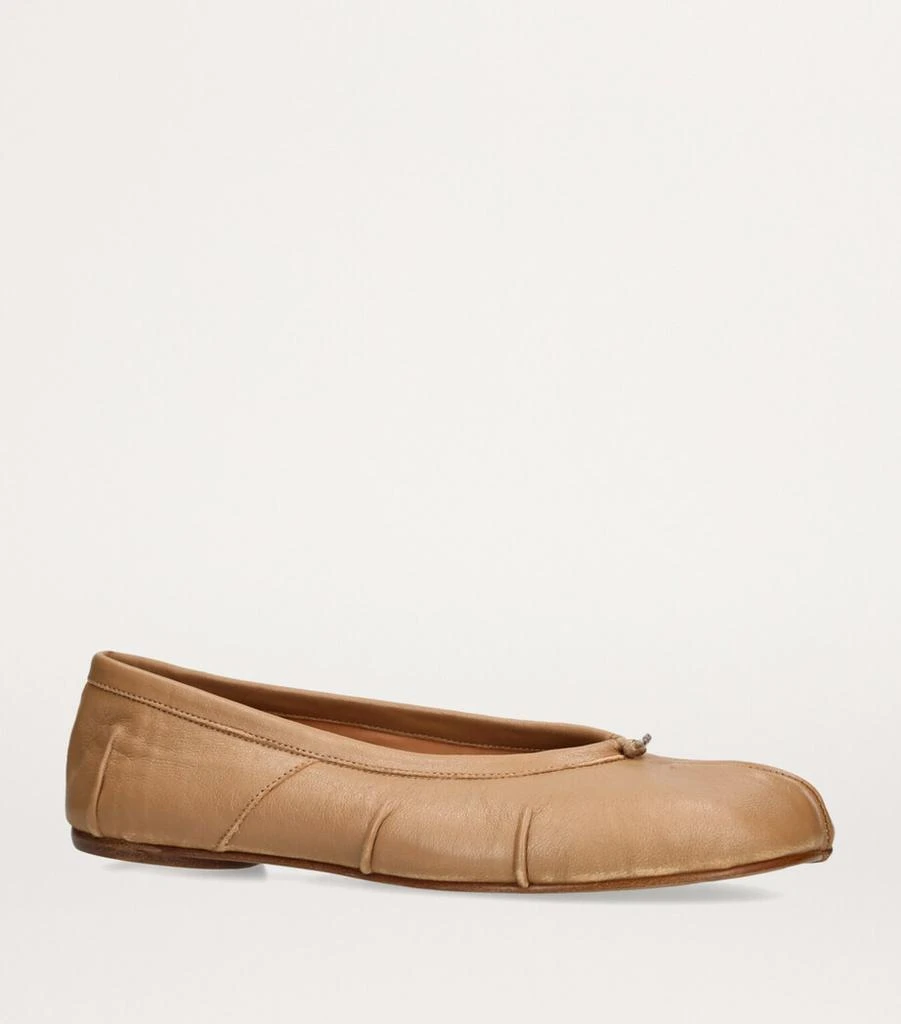 MAISON MARGIELA Leather Tabi Ballet Flats 3