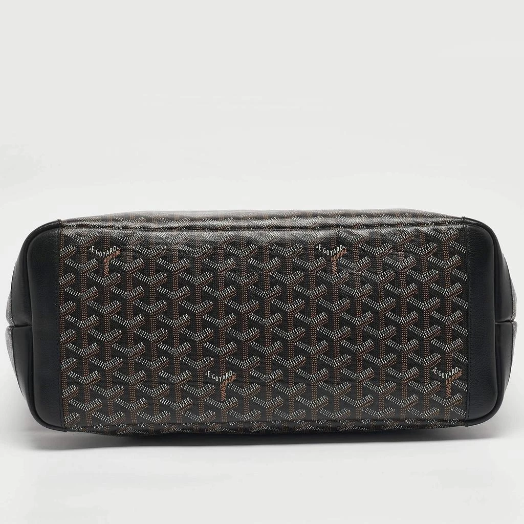 Goyard Goyard Black Goyardine Coated Canvas and Leather Artois MM Tote 6