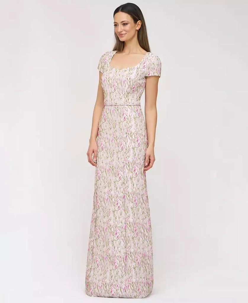 JS Collections Women's Embroidered Sweetheart Mermaid Gown 2