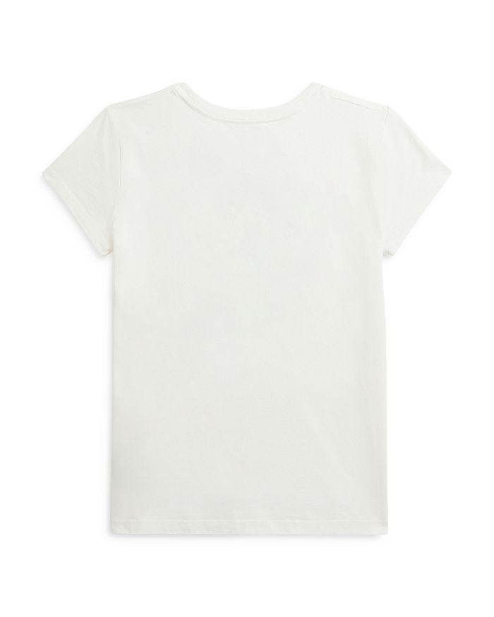 Ralph Lauren Girls' Dog Print Cotton Jersey Tee - Big Kid