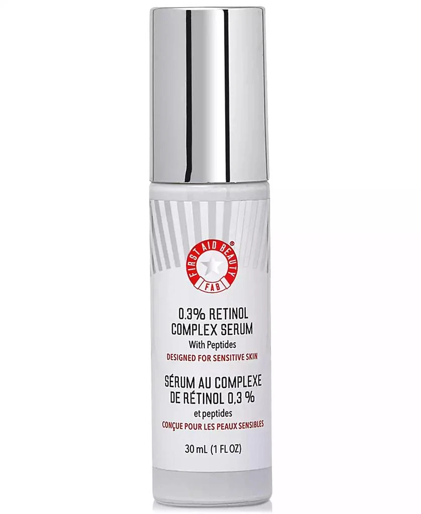 First Aid Beauty 0.3% Retinol Complex Serum With Peptides, 1 oz. 1